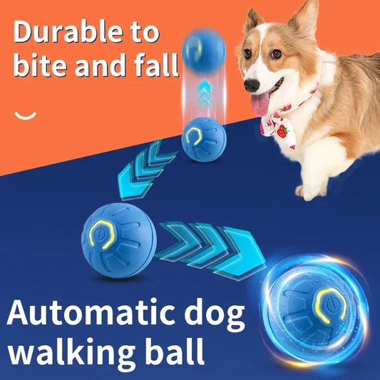 Balle Intelligente pour Chien – Jouet Interactif Anti-Ennui Rechargeable USB 🐶