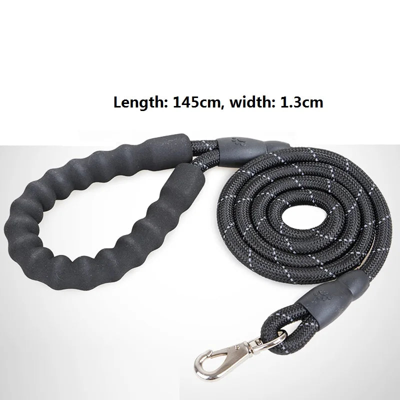 Harnais pour chien robuste en nylon, avec collier rembourré et réglable, pour chiens de grande, moyenne et grande taille (Husky, etc.).