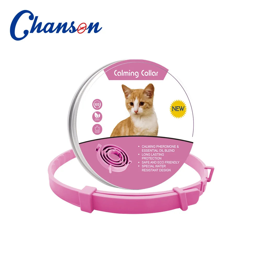 StopStress™ – Collier Apaisant Anti-Anxiété pour Chien & Chat (Effet Naturel Rapide)