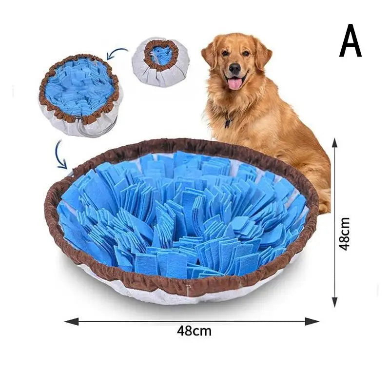 Tapis de fouille NewPet pour chiens, jeu d'alimentation interactif anti-ennui, encourage les instincts de recherche de nourriture naturels pour chats et chiens, utilisable en voyage dans les gamelles