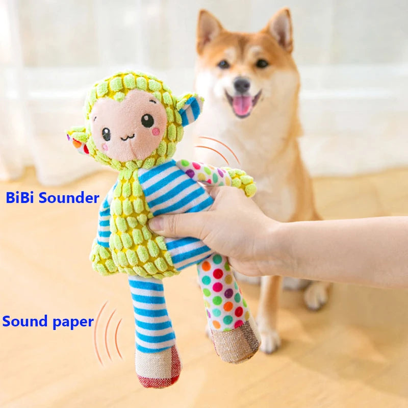 Peluche pour animaux de compagnie (chat et chien), jouet puzzle interactif résistant aux morsures, jouet à mâcher pour le nettoyage des dents, accessoires pour animaux