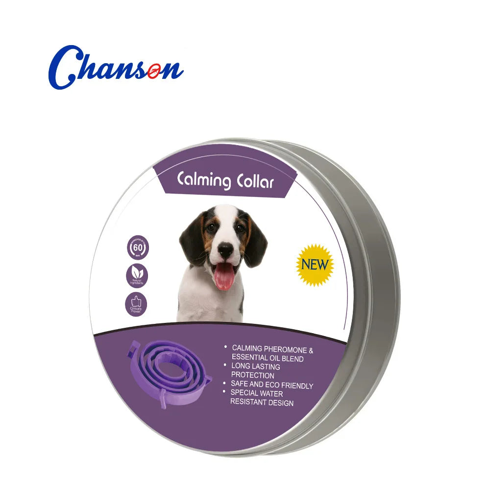 StopStress™ – Collier Apaisant Anti-Anxiété pour Chien & Chat (Effet Naturel Rapide)