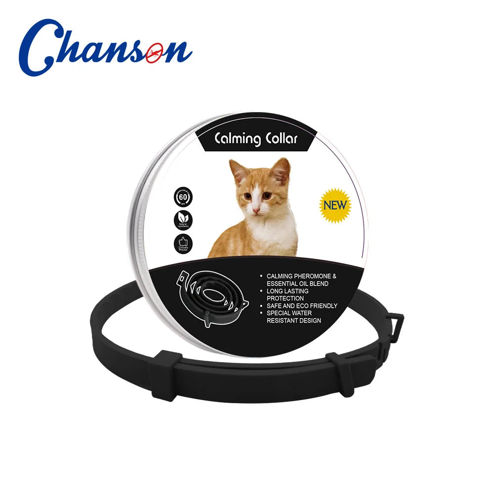 StopStress™ – Collier Apaisant Anti-Anxiété pour Chien & Chat (Effet Naturel Rapide)