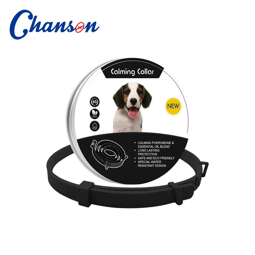 StopStress™ – Collier Apaisant Anti-Anxiété pour Chien & Chat (Effet Naturel Rapide)