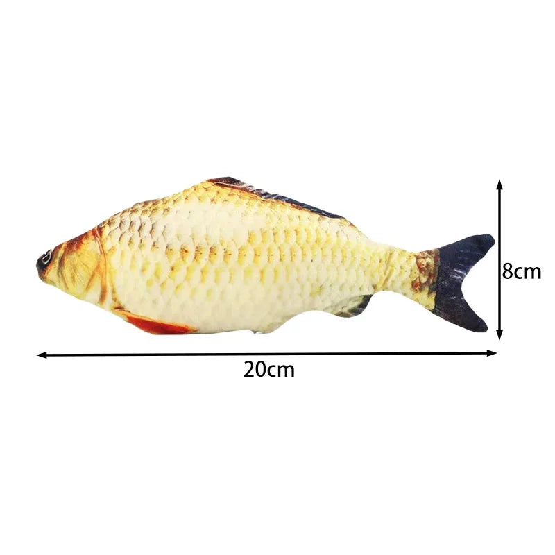 jouet poisson interactif pour chat| happypawsclub