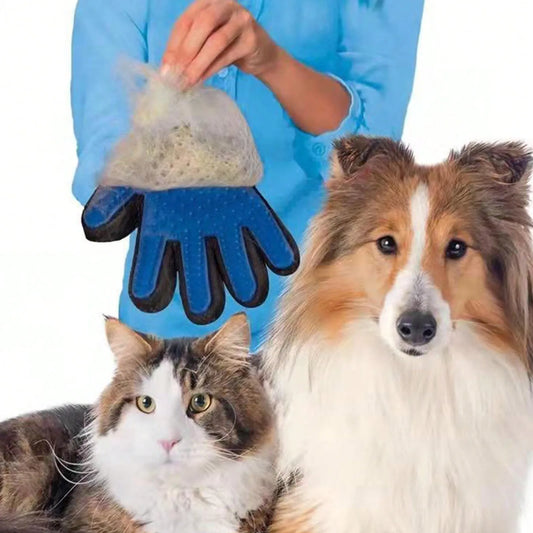 1pcs Pet Grooming Glove Brush For Dogs And Cats Fur And Hair Removal Mitt（Left or right hand）