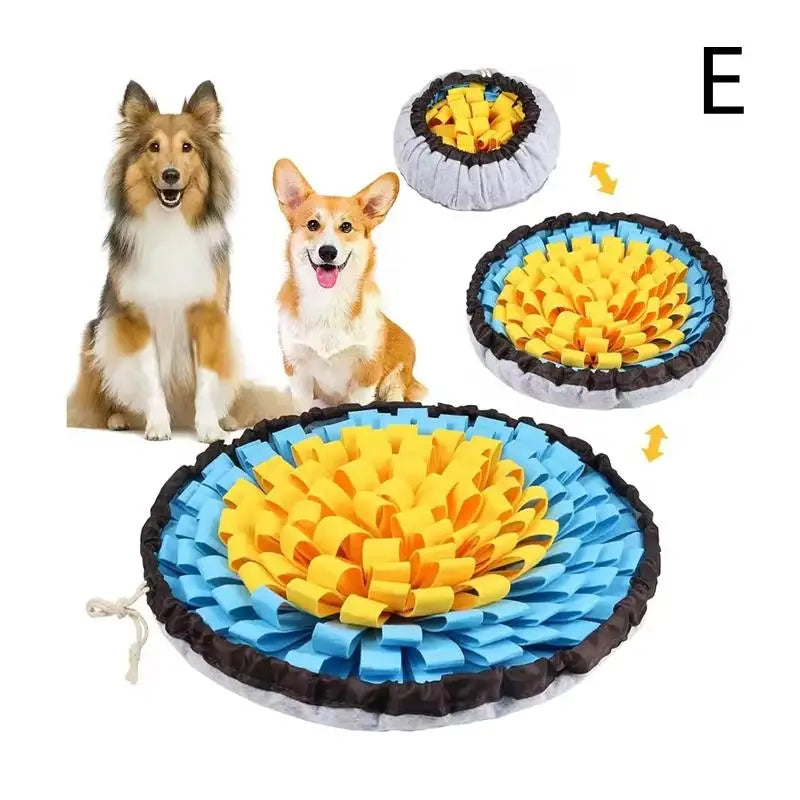 Tapis de fouille NewPet pour chiens, jeu d'alimentation interactif anti-ennui, encourage les instincts de recherche de nourriture naturels pour chats et chiens, utilisable en voyage dans les gamelles