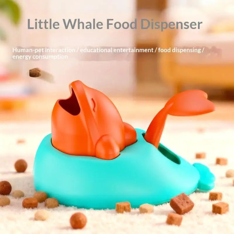 Jouet d'entraînement pour animaux de compagnie : lanceur de croquettes interactif, puzzle ludique pour chiens et chats.