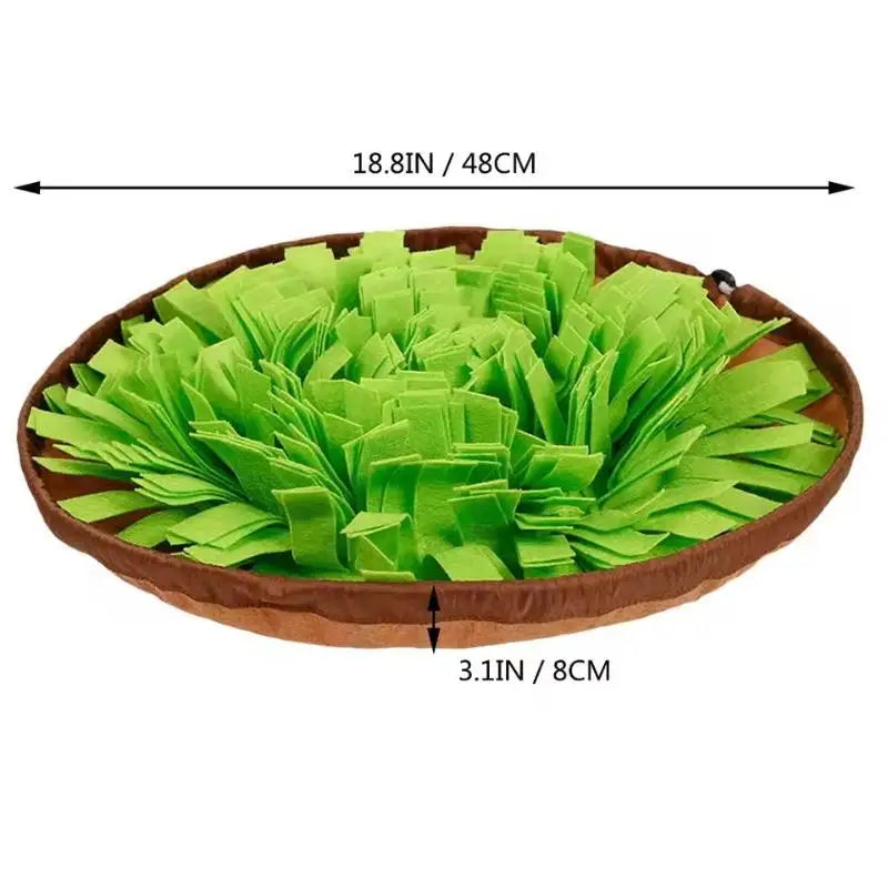 Tapis de fouille NewPet pour chiens, jeu d'alimentation interactif anti-ennui, encourage les instincts de recherche de nourriture naturels pour chats et chiens, utilisable en voyage dans les gamelles