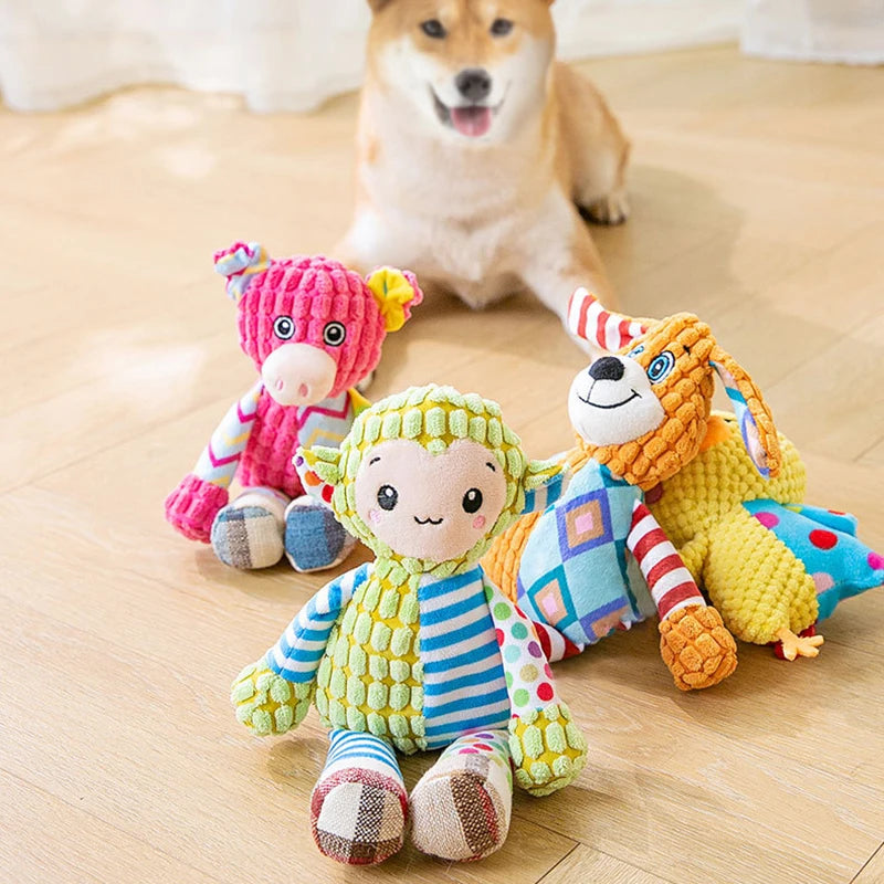 Peluche pour animaux de compagnie (chat et chien), jouet puzzle interactif résistant aux morsures, jouet à mâcher pour le nettoyage des dents, accessoires pour animaux