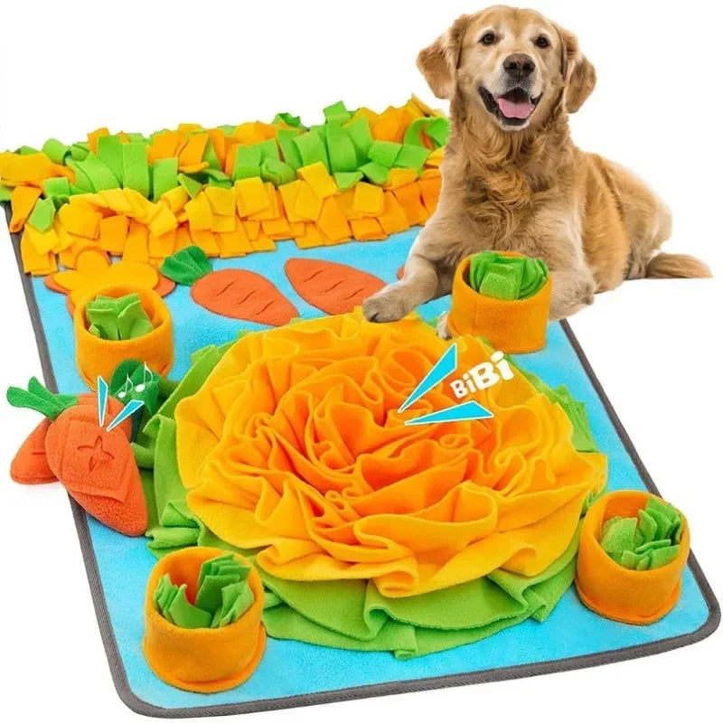 Tapis de fouille pour chien, grand tapis d'alimentation pour animaux de compagnie, pour l'entraînement interactif, la réduction du stress et l'alimentation lente