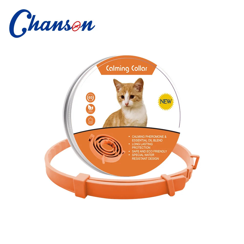 StopStress™ – Collier Apaisant Anti-Anxiété pour Chien & Chat (Effet Naturel Rapide)