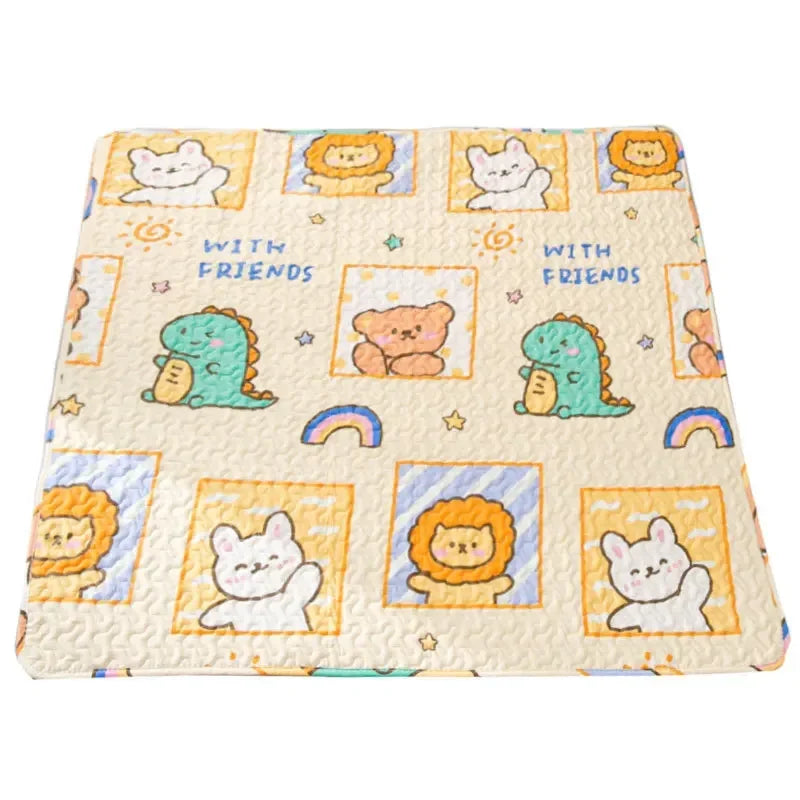 Tapis de sol pour chiens, parc à jeux pour animaux, cage, tapis pour chats et chiots, coussin réutilisable et lavable, tapis d'apprentissage de la propreté, tapis de voyage pour voiture pour chiens