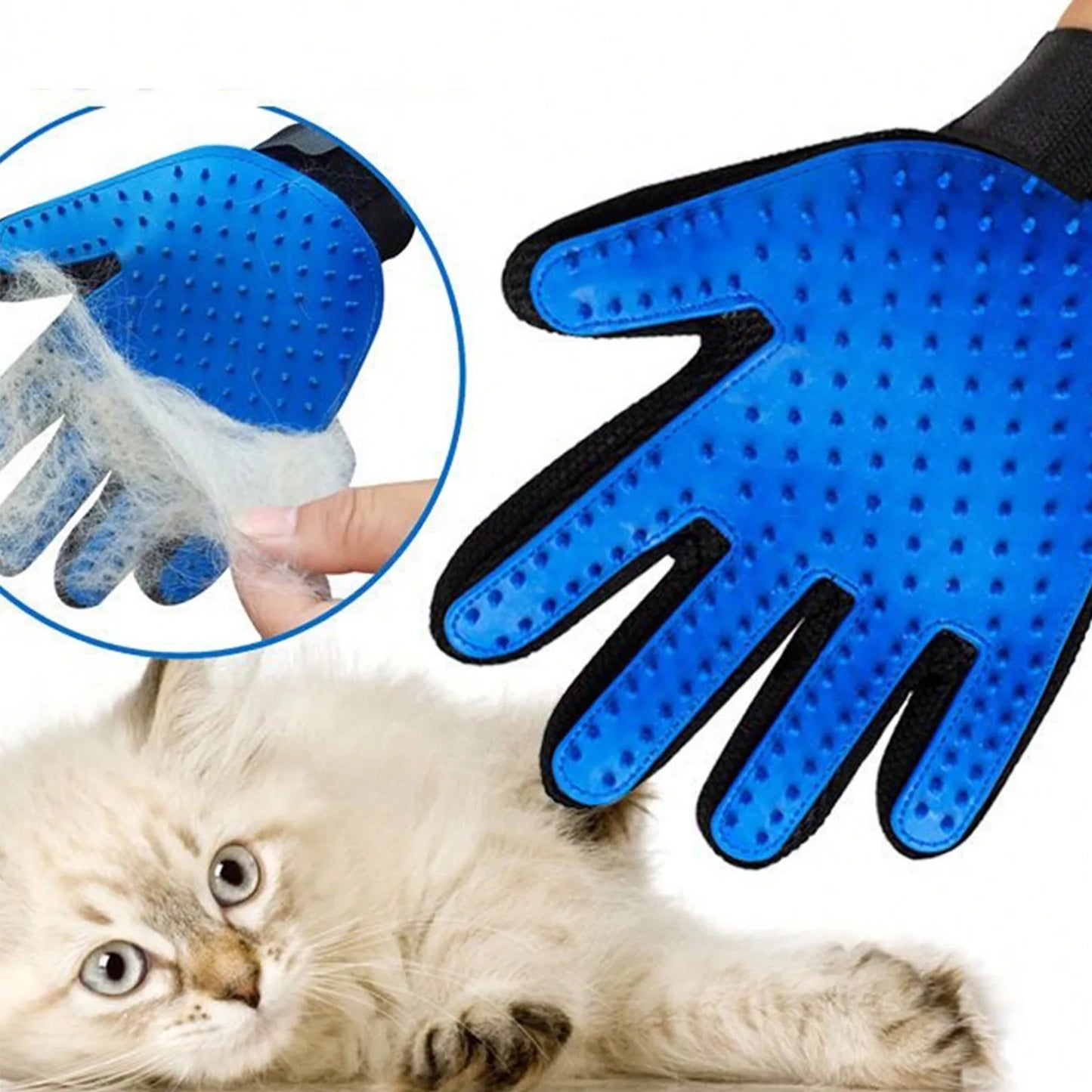 1pcs Pet Grooming Glove Brush For Dogs And Cats Fur And Hair Removal Mitt（Left or right hand）