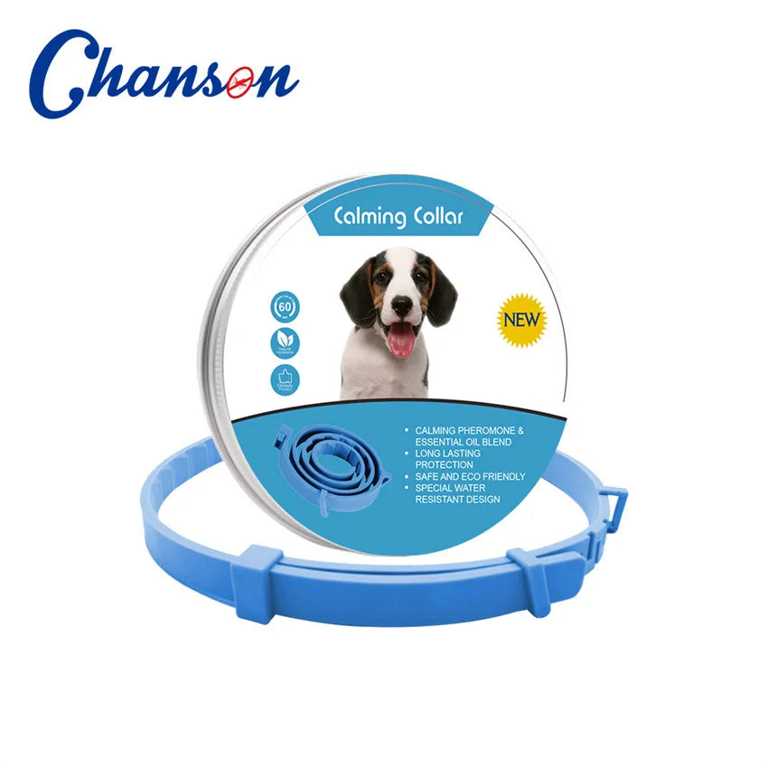 StopStress™ – Collier Apaisant Anti-Anxiété pour Chien & Chat (Effet Naturel Rapide)