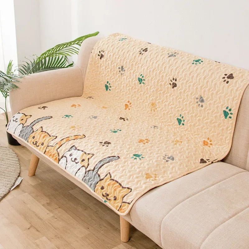 Tapis de sol pour chiens, parc à jeux pour animaux, cage, tapis pour chats et chiots, coussin réutilisable et lavable, tapis d'apprentissage de la propreté, tapis de voyage pour voiture pour chiens