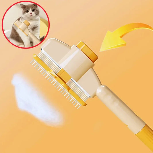 Chien peigne Éliminateur de poils d'animaux 1 Button Chiens brosse autonettoyants peigne pour chien peigne brosse pour animaux de compagnie chien et chat